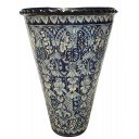 Mexican Talavera Planter Round HUGE Planter - Talavereado Azul1